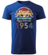 koszulka na 70 URODZINY PREZENT NA URODZINY rocznik 1954 tshirt - XL