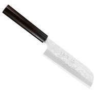 Hideo Kitaoka Shirogami Satin Japoński Nóż Tasak Kamagata Usuba 61 HRC 18cm