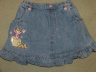 Spódniczka jeansowa z Prosiaczkiem 9-12m Disney