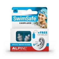 Zatyczki do uszu na basen, do pływania Alpine SwimSafe, M, okazja!