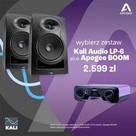 2x Kali Audio LP-6 V2 i Apogee BOOM - Zestaw Aktywnych Monitorów Studyjnych