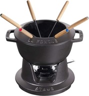 Zestaw do fondue STAUB z 6 widelcami, odpowiedni do fondue serowego