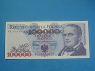 Polska Banknot 100000 zł AE 1993 Warszawa UNC