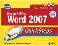 Microsoft Office Word 2007 QuickSteps Matthews
