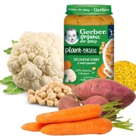 Obiadek Gerber Organic Delikatne Curry z Warzywami od 12 miesiąca 250 g