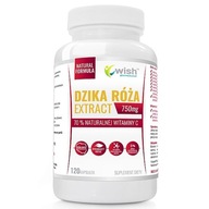 WISH DZIKA RÓŻA EXTRACT 750MG 120C VIT C ODPORNOŚĆ STRES OKSYDACYJNY