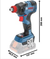 BOSCH KLUCZ UDAROWY AKUMULATOROWY GDX 18V-200 C 0*