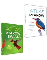 ZESTAW KSIĄŻEK O PTAKACH ATLAS PTAKÓW POLSKICH I ŚWIAT W SUMIE 500 GATUNKÓW