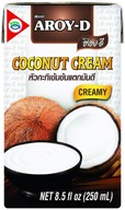 Kokosový krém, smotana 85% kokos, 250ml Aroy-D