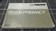 MAZDA PREMACY Instrukcja Obslugi Ksiazka 1999