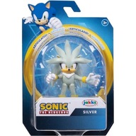 SONIC THE HEDGEHOG JAKKS PACIFIC ORYGINALNA RUCHOMA FIGURKA SILVER 7cm