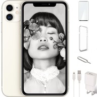 SMARTFON IPHONE 11 128 GB - WHITE / BIAŁY - BATERIA 100% - PREMIUM A+