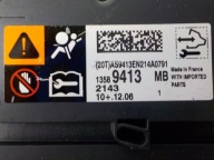 OPEL ZAFIRA C modulo Centralina airbag 13589413MB