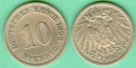 NIEMCY 10 Pfennig 1896 r. J - 3