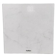 Hoffen Waga łazienkowa biała marmurkowa 30x30x2,1cm