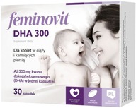 FEMINOVIT DHA 300 dla kobiet ciąża karmienie 30kap