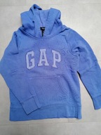 Gap kids bluza z kapturem niebieska, rozm S (6-7 lat - 116)