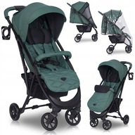 LEKKI WÓZEK SPACEROWY VOLT PRO 0-22KG DUŻE KOŁA + TORBA FOLIA MOSKITIERA