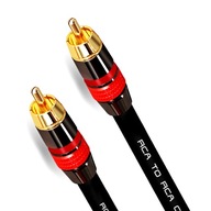 Kabel do subwoofera RCA-RCA premium wtyki 3m