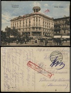 Warszawa Hotel Bristol Krakowskie Przedmieści 1918 cenzura