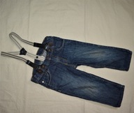 H&M SPODNIE JEANS SZELKI 12-18m 86