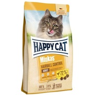 Sucha karma dla kota HAPPY CAT Minkas Hairball Control z drobiem 10kg