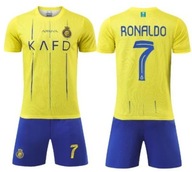 NOVÝ KOMPLET OBLEČENIE FUTBALOVÉ TRIČKO C.RONALDO AL NASSR NO.7 DIEŤA