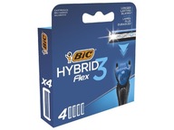 Bic System Wkłady do maszynki Hybrid Flex 3 Blister 1op.-4szt