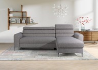 Mała kanapa narożna rogowa z funkcja spania sofa
