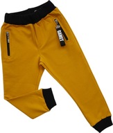 Spodnie DRESOWE chłopięce EKSPRES GAMET 98 żółte