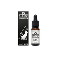 CBD olej pre zvieratá 2,5% - Sativa Poland