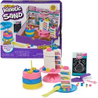 KINETIC SAND KINETICKÝ PIESOK RAINBOW CAKE SHOPPE CUKRÁREŇ + PRÍSLUŠENSTVO