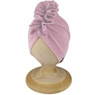 Turban, czapka , Welur kolory dla dzieci wiosenno - jesienny 36-55