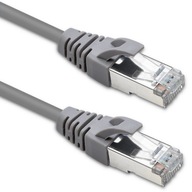 Qoltec Kabel Patchcord FTP / CAT5e / 2 x RJ-45 / 1m / High speed / Gold / E