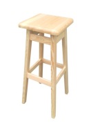 TÖMÖR fa szék 80cm bárszék HOKER válltáska ZYDEL SZÉK