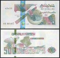 $ Algieria 500 DINARS P-145a UNC 2018