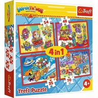 Trefl Puzzle 4v1 Tajní špióni Super Zings