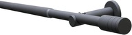 Jednoduchá záclonová tyč 19 mm + 16 mm 210 cm Gardinia