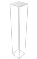 Kwietnik loft 130 cm biały met 363