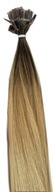 pasma włosów słowiańskie przedłużanie blond keratyna plat 51cm 17g 50szt