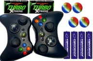 ORYGINALNE PADY 2XPAD XBOX 360 CZARNE ZESTAW X360