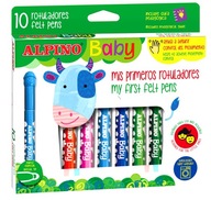 Flamastry mazaki z okrągłą końcówką Alpino Baby 10