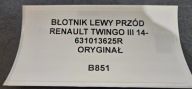 fender left front RENAULT TWINGO III 14- original