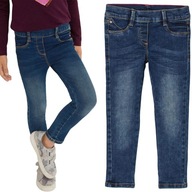 S.Oliver Dziecięce Bawełniane Dziewczęce Spodnie Joggery Jeans 134 cm