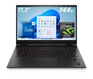 LAPTOP DLA GRACZA HP OMEN 17 i7-13700HX 24rdz 64GB 2TB SSD 144Hz RTX 4070