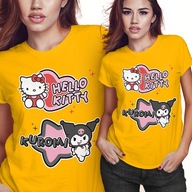 KOSZULKA DAMSKA KOBIECA T-SHIRT HELLO KITTY KUROMI M PREZENT JAKOŚĆ