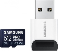 Samsung Ultimate microSDXC 512GB UHS-I U3 [Zapis 130MB/s Odczyt 200MB/s] +