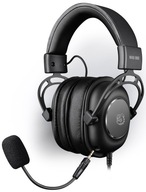 Czarne przewodowe słuchawki MAD DOG GH900 7.1