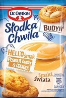 DR OETKER Słodka chwila Smaki świata BUDYŃ PEANUT BUTTER & COOKIES 43g