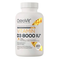 OstroVit Witamina D3 8000 IU 200 tabs ODPORNOŚĆ